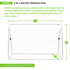 3 IN 1 Soccer Training Goal