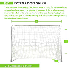 Easy Fold Soccer Goal