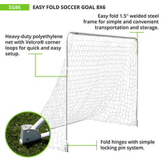 Easy Fold Soccer Goal