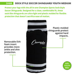 Sock Style Soccer Shin Guard