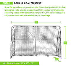 Easy Fold Soccer Goal