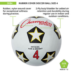 Rubber Soccer Ball Size 4