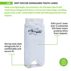 Sock Type Shin Guard Youth Large