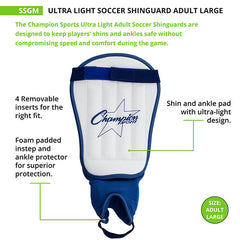 Ultra Light Soccer Shin Guard Adult