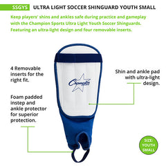 Ultra Light Soccer Shin Guard Youth X Small