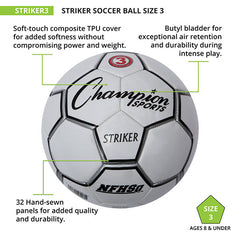 Striker Soccer Ball Size 3