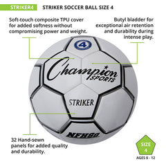 Striker Soccer Ball Size 4