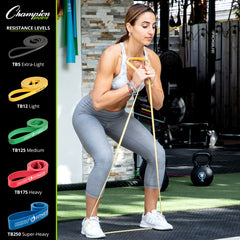 Light Level Stretch Training Band Yellow