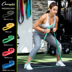 Medium Level Stretch Training Band Green