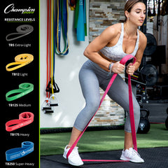 Heavy Level Stretch Training Band Red