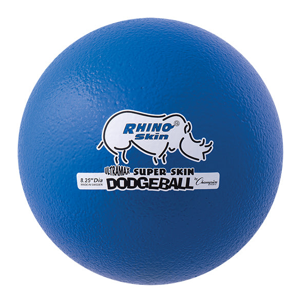 8.5 Inch Rhino Skin Ultra Max Dodgeball Blue