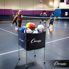 Collapsible Volleyball Cart