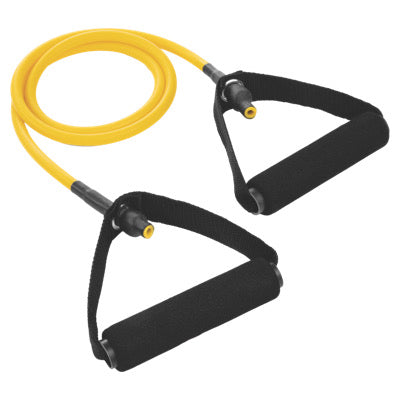 Extra Light Resistance Tubing w/ Foam Handle, Yellow