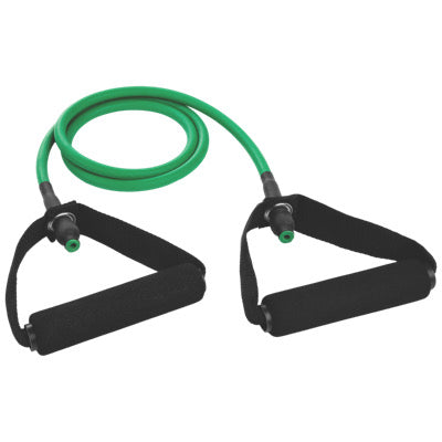 Light Resistance Tubing w/ Foam Handle, Green