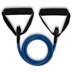 Heavy Resistance Tubing w/ Foam Handle, Blue