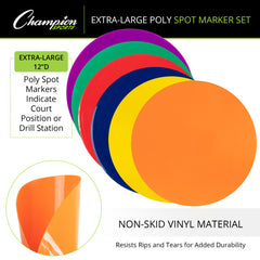 Extra Large Poly Spot Marker Set