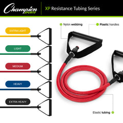 Extra Light Resistance Tubing w/PVC Handle, Yellow