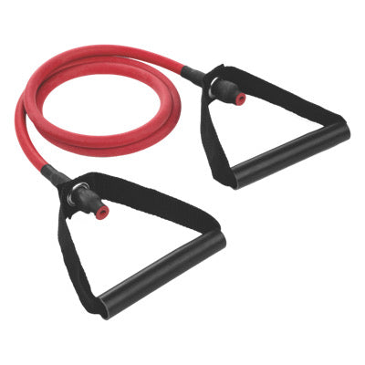 Medium Resistance Tubing w/PVC Handle, Red